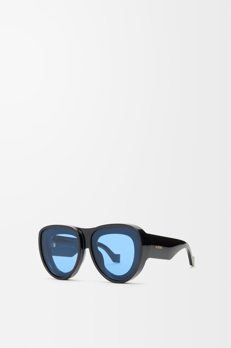 LOEWE Front lenses aviatior sunglasses Black