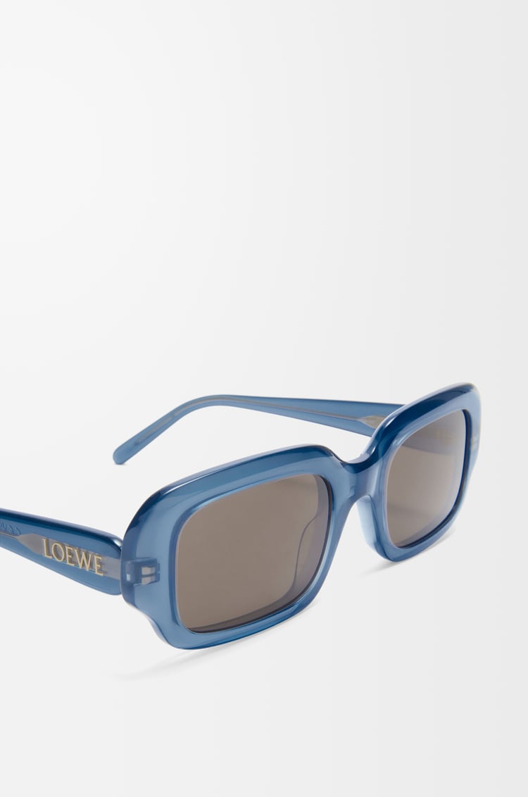 LOEWE Rectangular Slim sunglasses Milky Blue