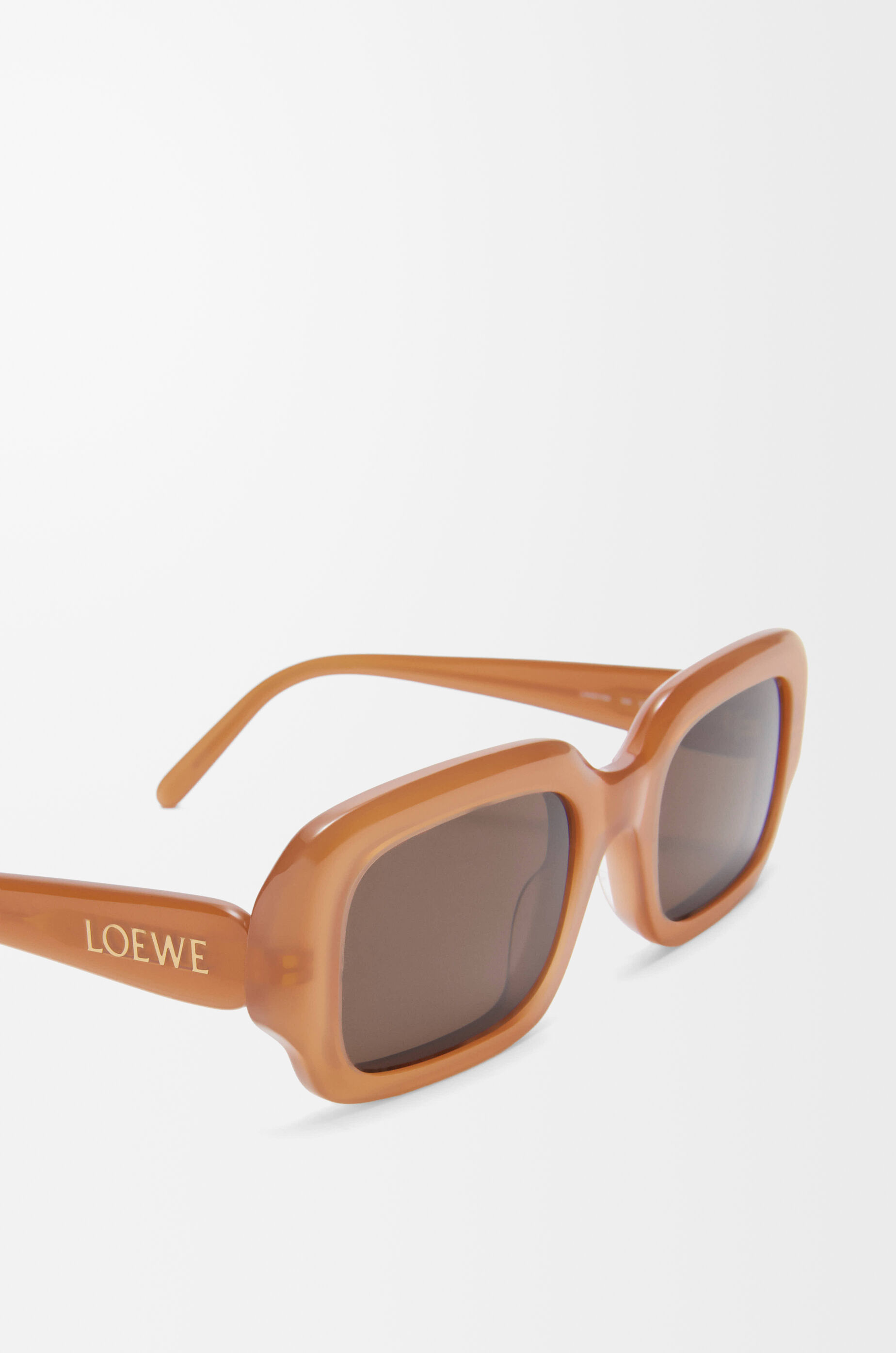 レクタンギュラー サングラス ブラック - LOEWE
