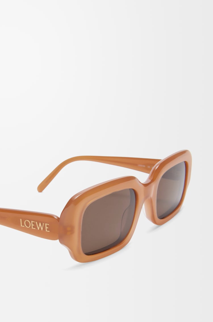LOEWE Rectangular Slim sunglasses Light Caramel
