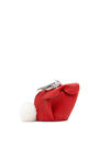 LOEWE Bunny charm in soft grained calfskin Scarlet Red pdp_rd