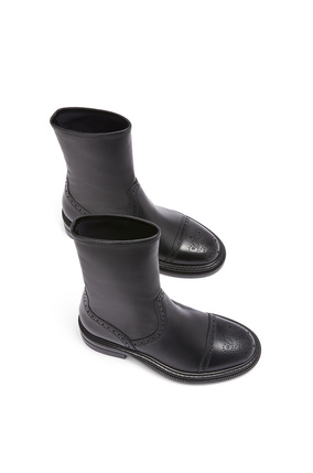 LOEWE Anagram stretch boot in calfskin Black plp_rd