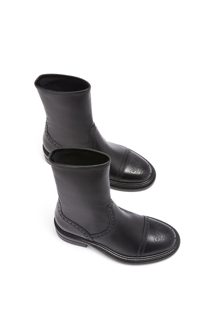 LOEWE Anagram stretch boot in calfskin Black pdp_rd