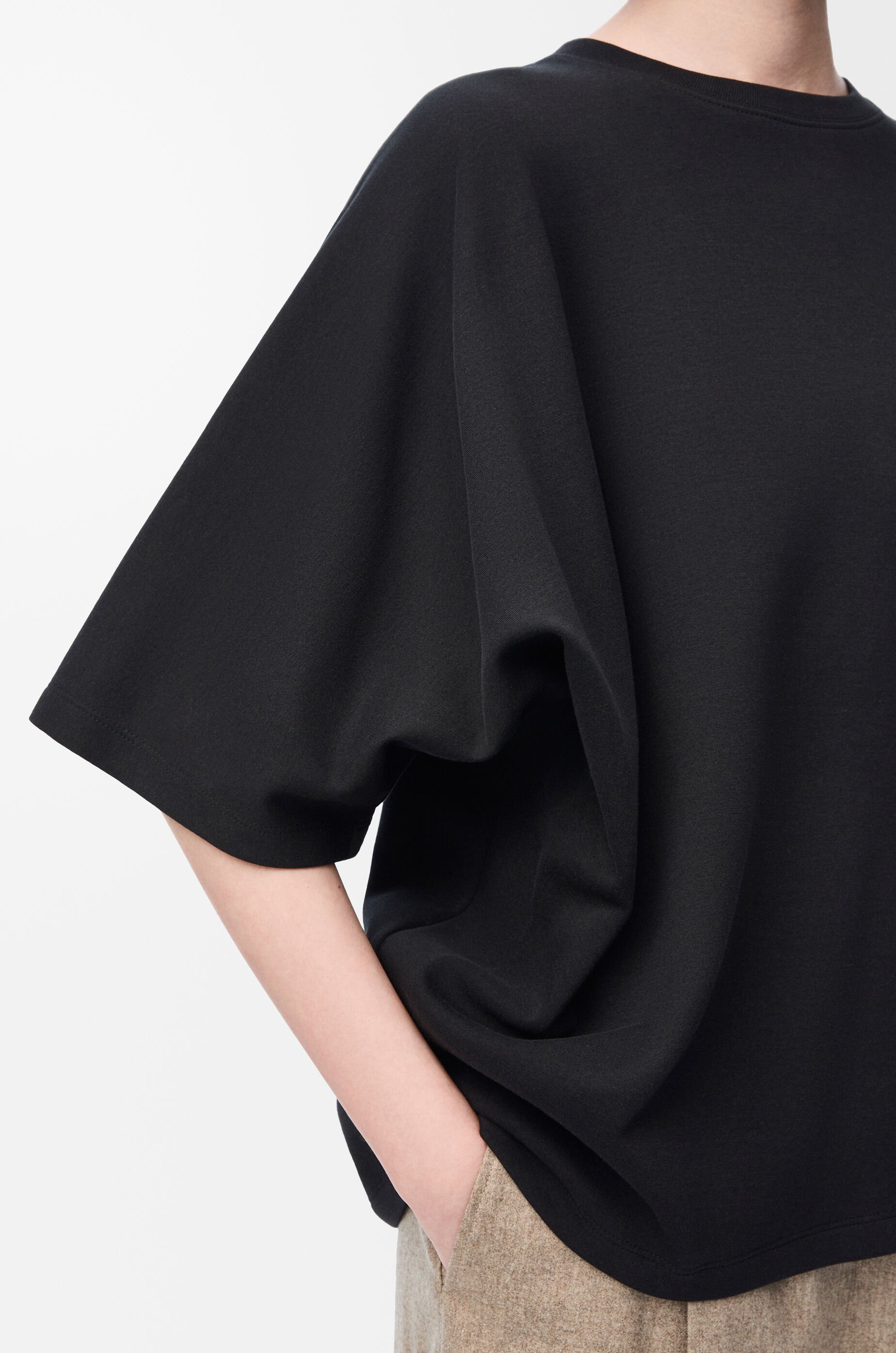 【LOEWE】ロエベ ドレープ Tシャツ コットンブレンド S359Y22X80_2100_1F.jpg