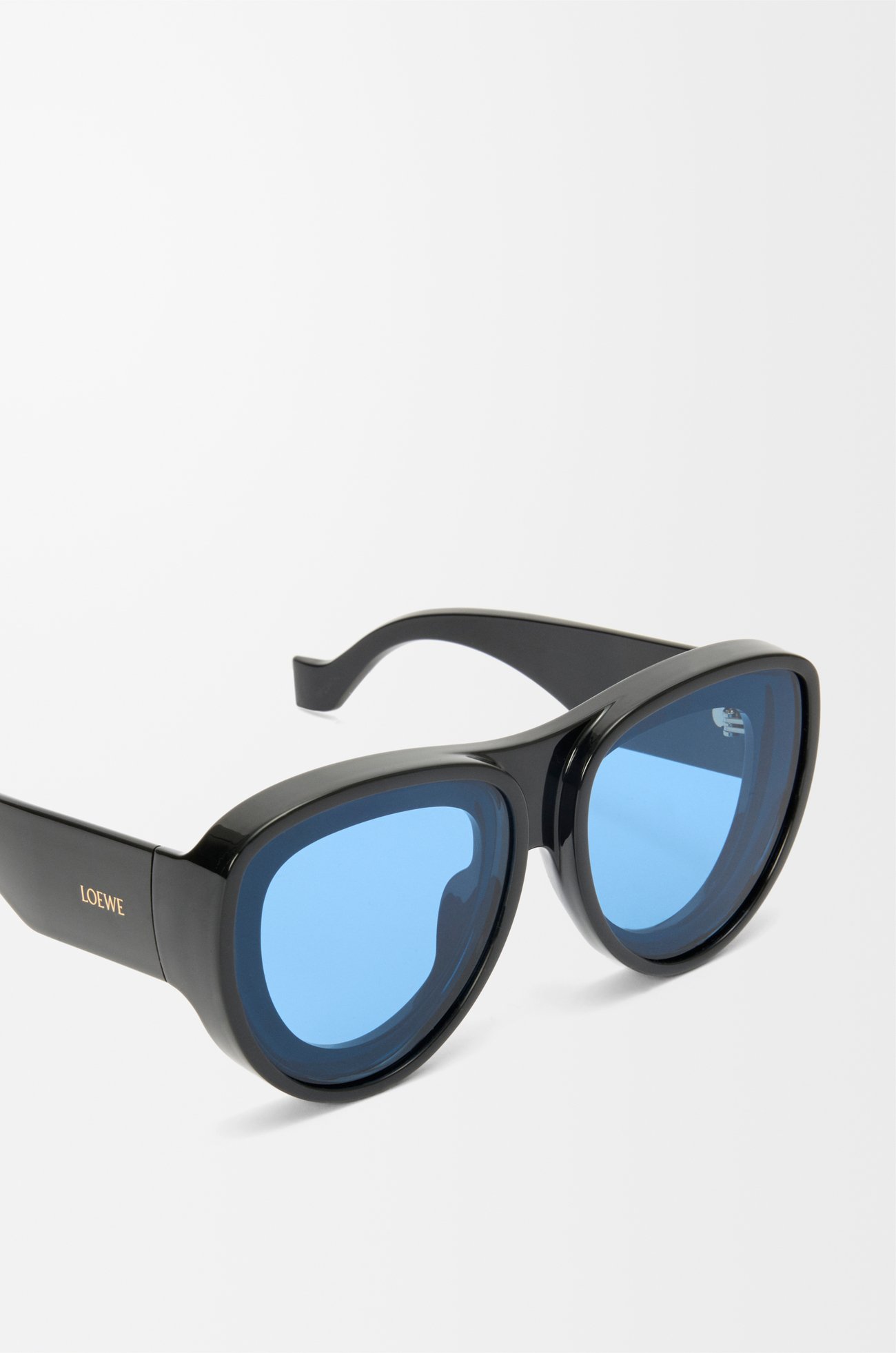 LOEWE Front lenses aviatior sunglasses Black