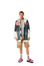 LOEWE Printed hooded parka in linen and cotton White/Multicolor pdp_rd