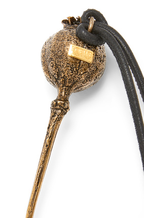 LOEWE Poppy seed pendant in brass and enamel Bronze plp_rd
