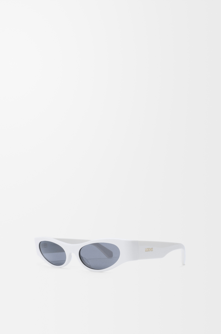 LOEWE Flash Slim Cateye sunglasses White