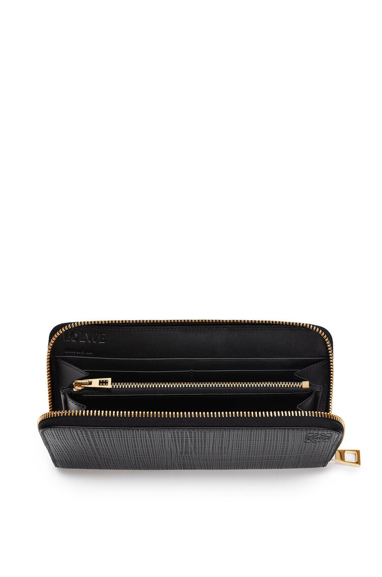 Zip Around Wallet In Soft Calfskin ブラック Loewe Zip Around Wallet In Soft Calfskin ブラック Loewe