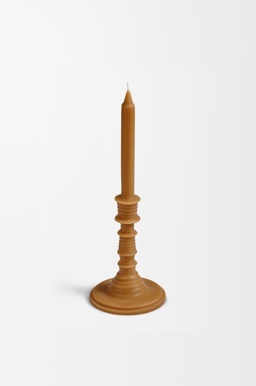 LOEWE Bronze beeswax candleholder Amber