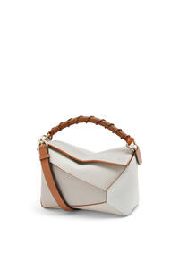 LOEWE Small Puzzle Edge bag in nappa calfskin Ghost/Soft White pdp_rd