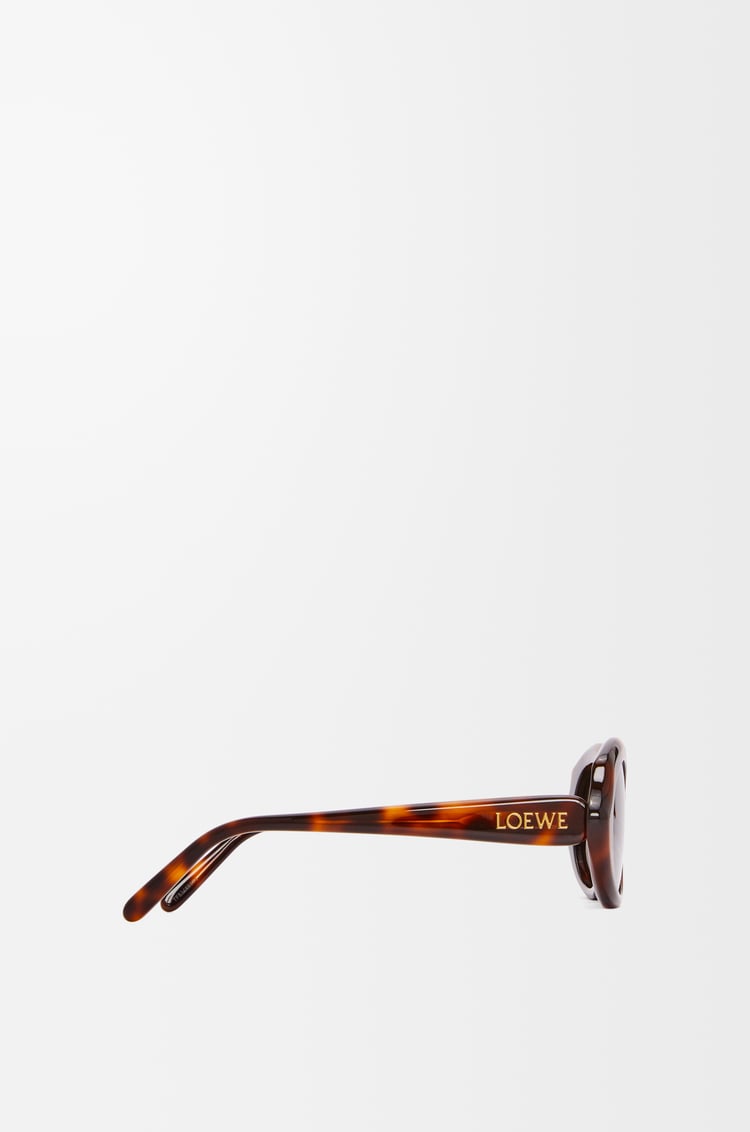 LOEWE Gafas de sol Mini Oval Slim Marrón Habano