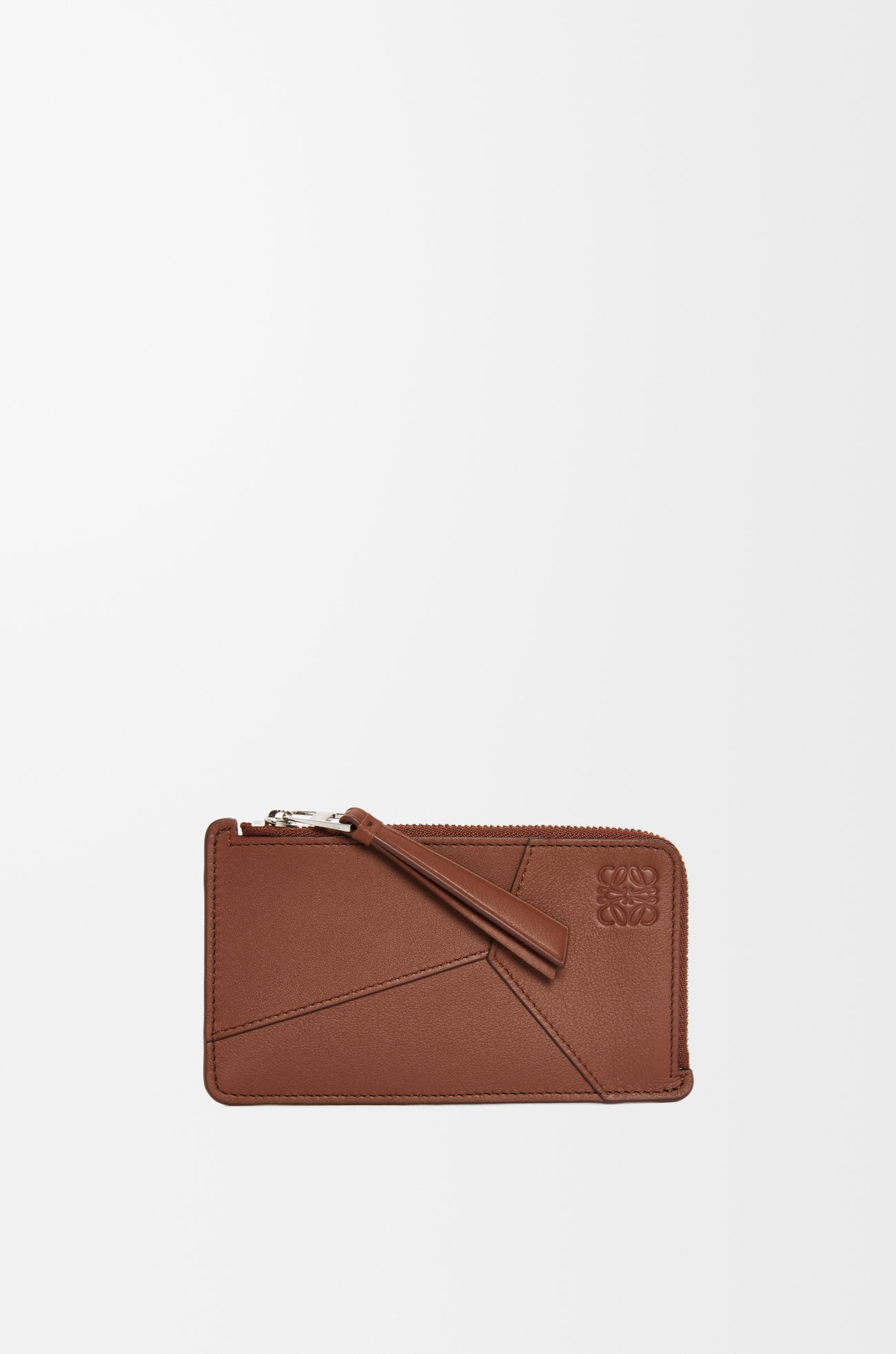 LOEWE Puzzle long coin cardholder in classic calfskin Brownie plp_rd