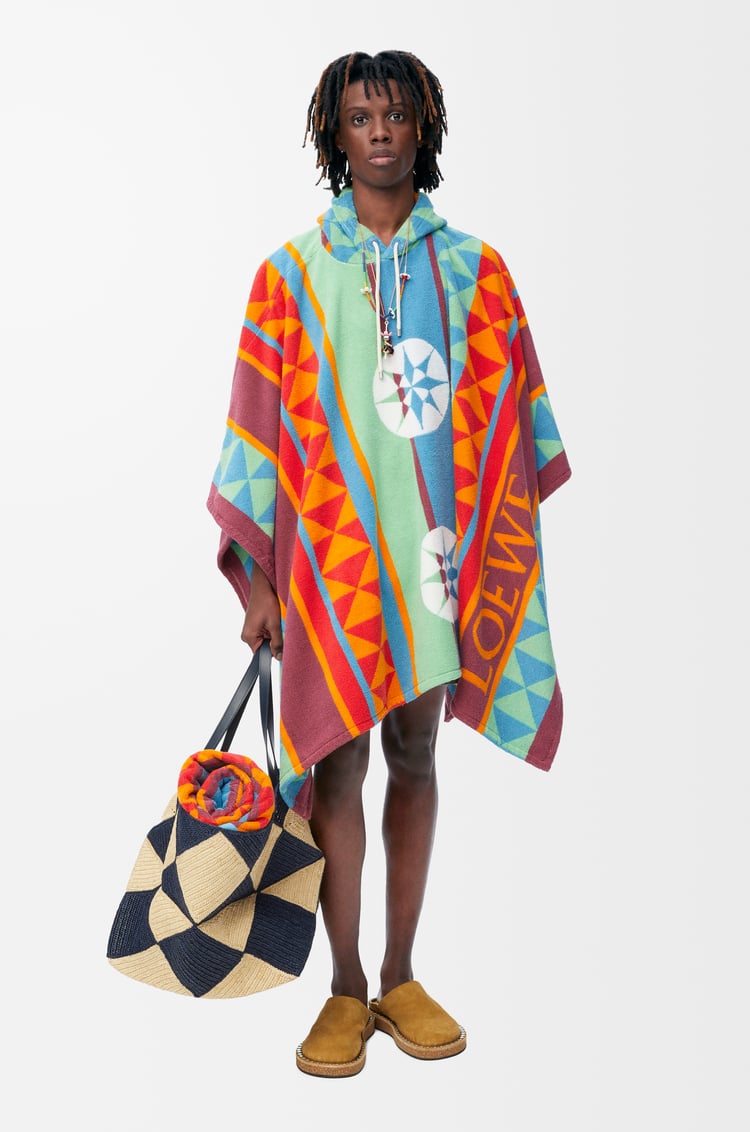 LOEWE ポンチョ（テリーコットンジャカード） マルチカラー