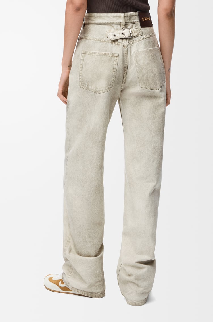 LOEWE Jeans in denim Light Grey