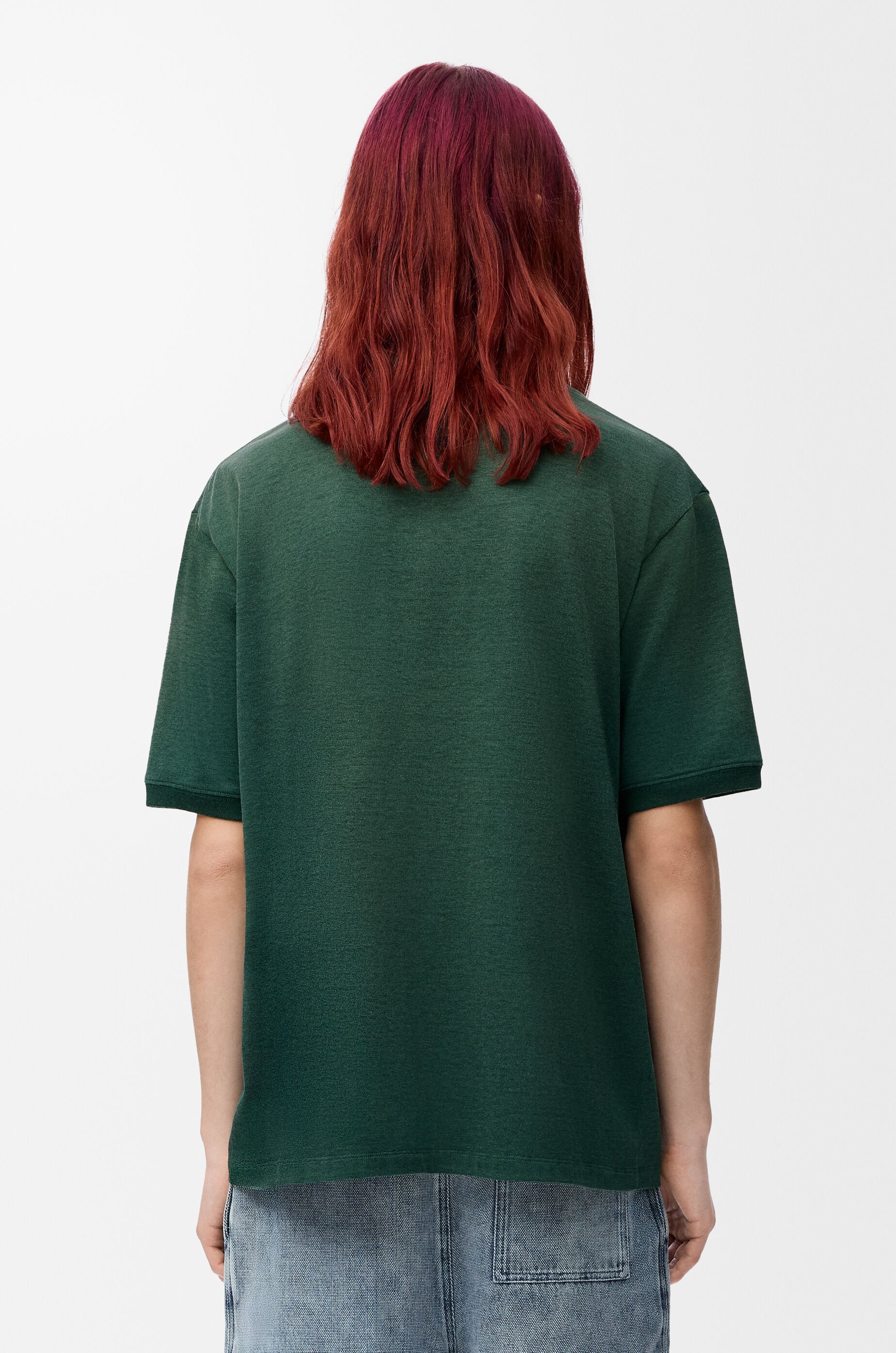 ルーズフィット Tシャツ（コットンブレンド） グリーン - LOEWE