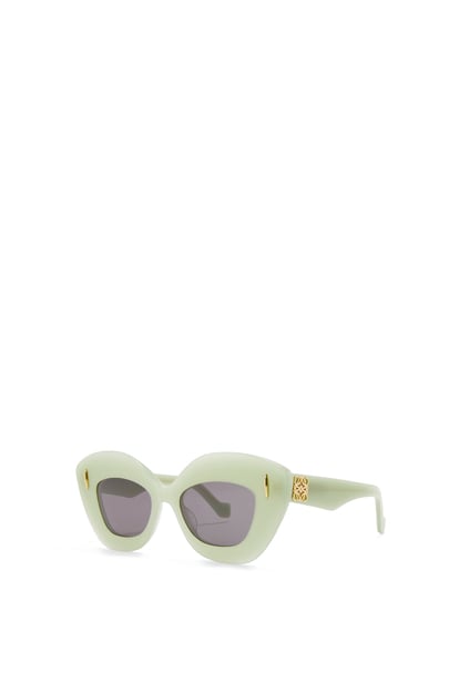 LOEWE Retro Screen sunglasses in acetate Clay Green/Spring Jade plp_rd