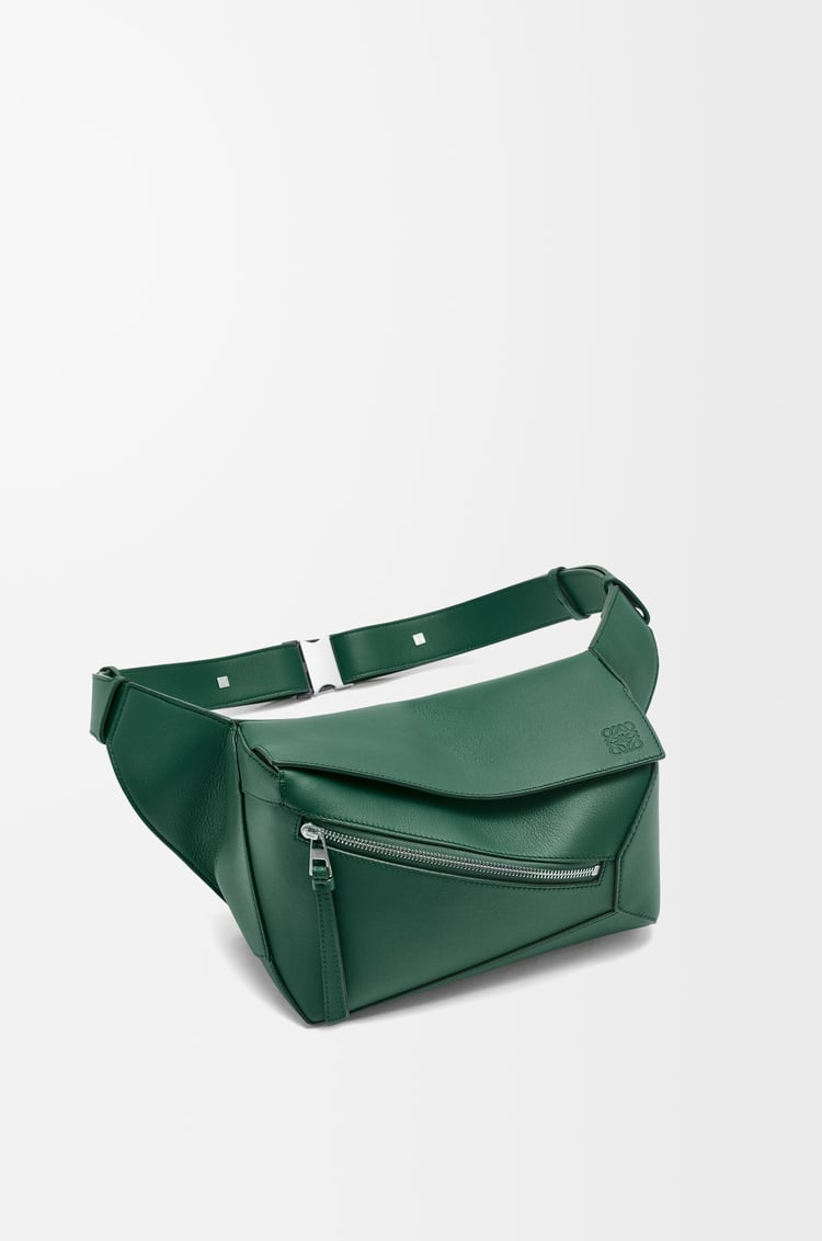 LOEWE パズル バムバッグ スモール（クラシックカーフ） エバーグリーン