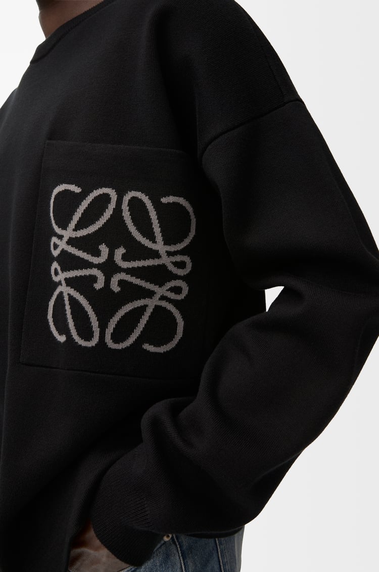 LOEWE Sweater in cotton blend Black