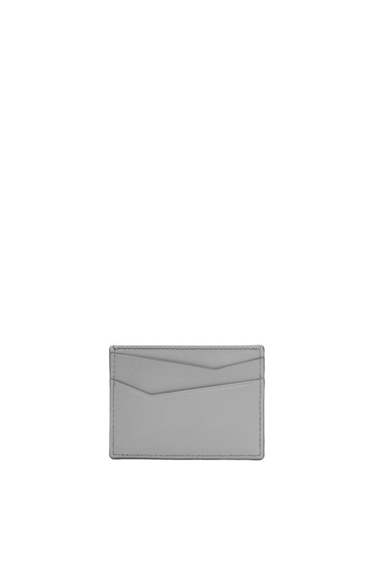 LOEWE パズル ステッチ プレーン カードホルダー (スムースカーフ) アスファルトグレー