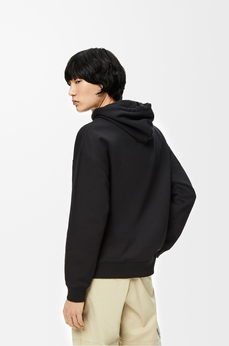 LOEWE Relaxed fit hoodie in cotton Black
