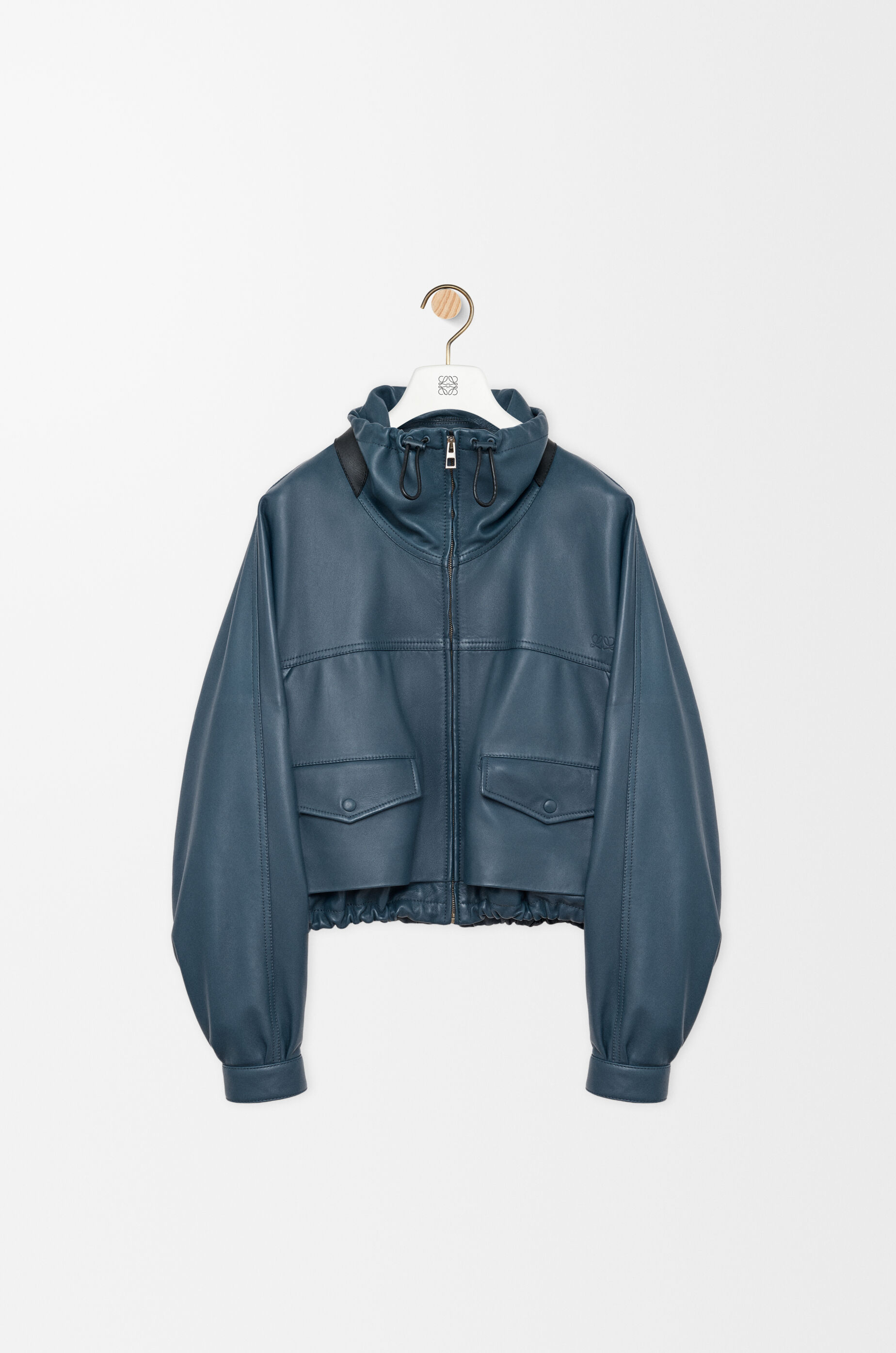 【美品/46】LOEWE ロエベ ラムレザー リバーシブル ジャケット ネイビー Jacket in nappa lambskin Blue - LOEWE APAC official website
