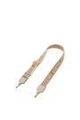 LOEWE Anagram strap in jacquard and calfskin Light Oat pdp_rd