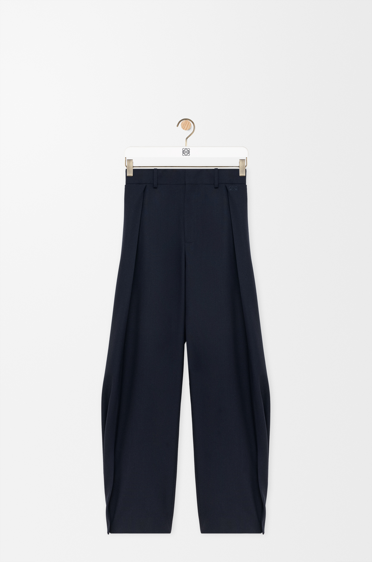 LOEWE Pantalón en lana Azul Marino