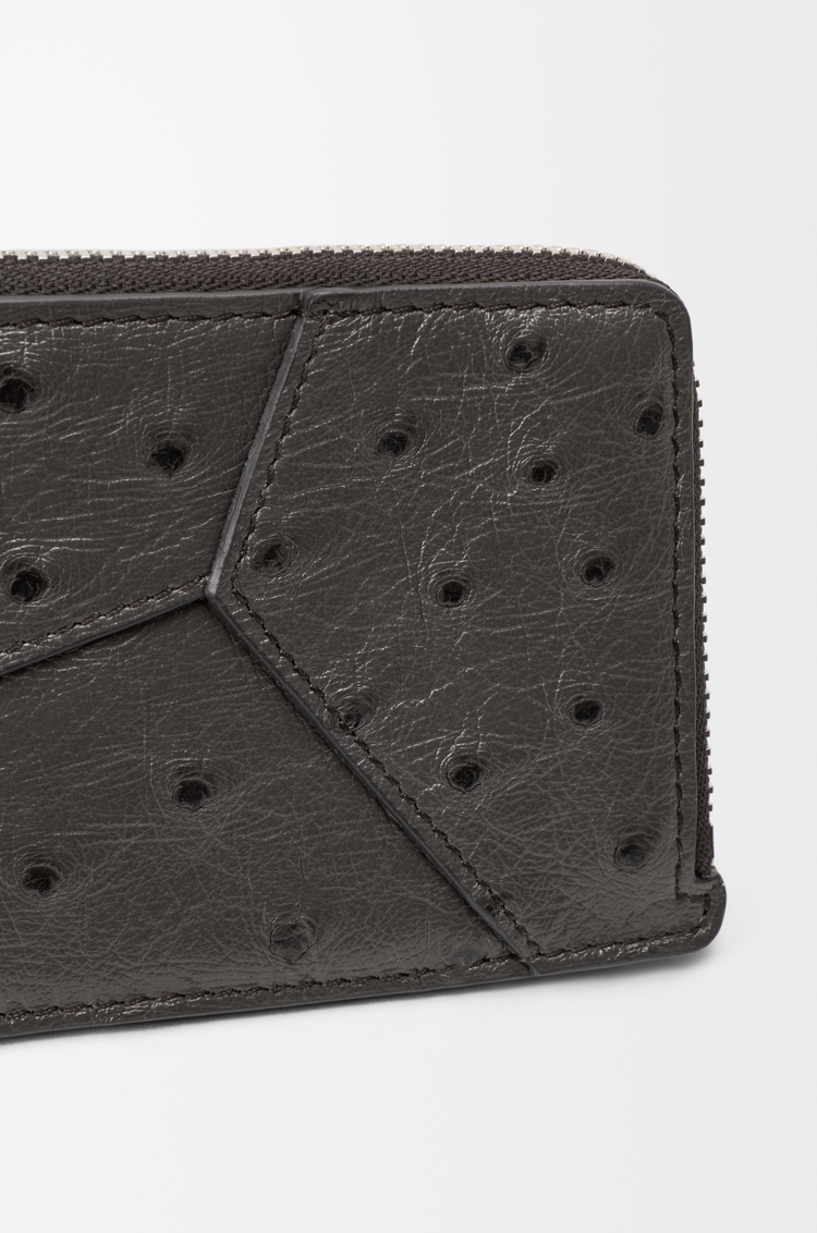 LOEWE パズル コインカードホルダー（オーストリッチ） ダークグレー