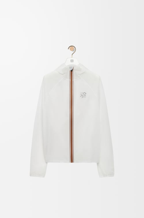 LOEWE Chaqueta ultra en tejido técnico Blanco