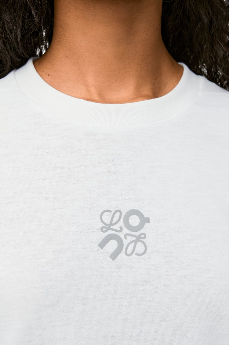 LOEWE Active T-shirt in technical jersey White