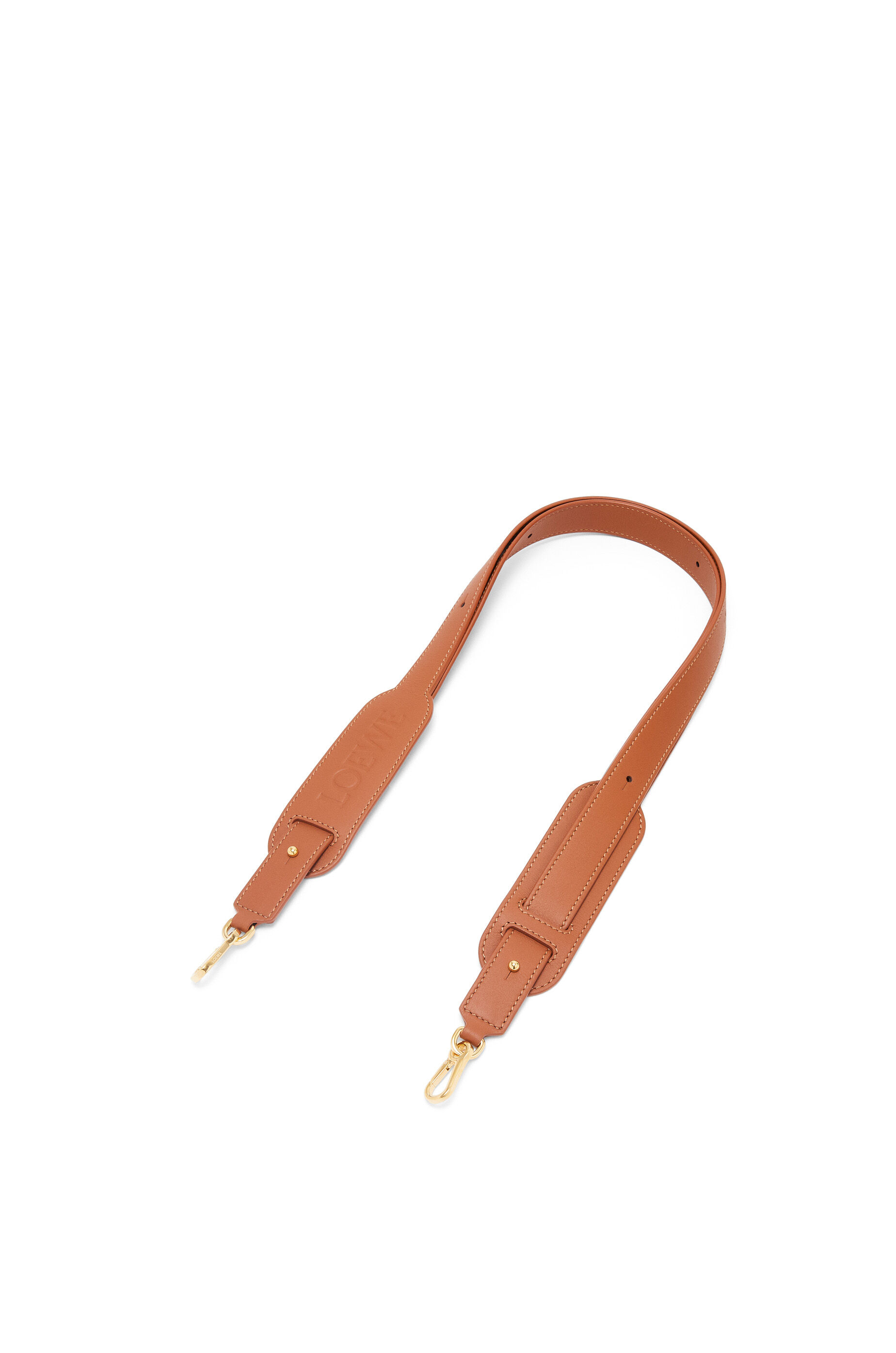 LOEWE pad strap in classic calfskin Black LOEWE