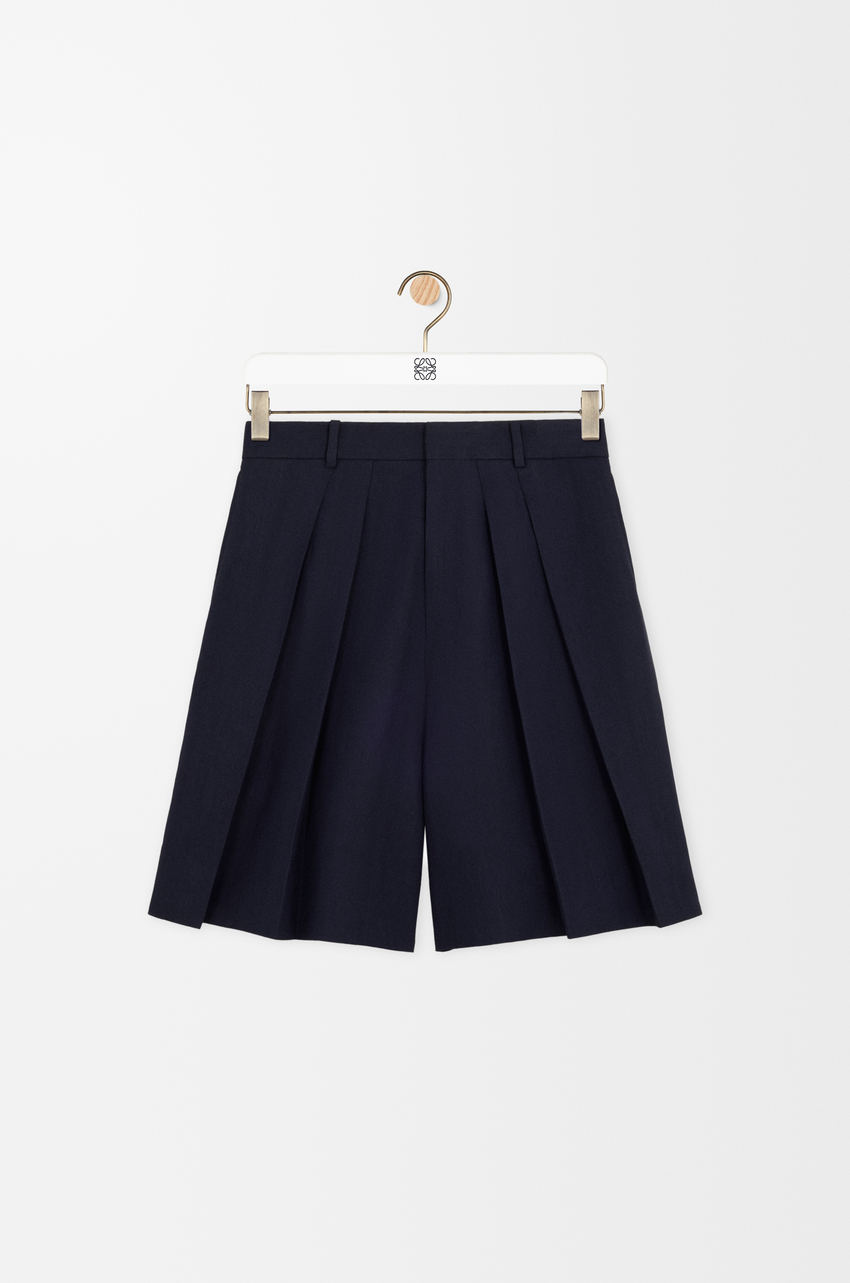 Pleated shorts
