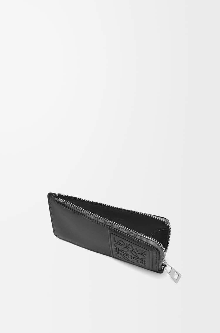 LOEWE Coin cardholder in satin calfskin Black