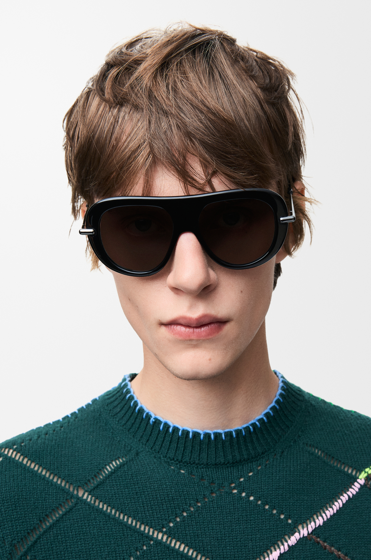 LOEWE Gafas de sol Pilot Slim Negro