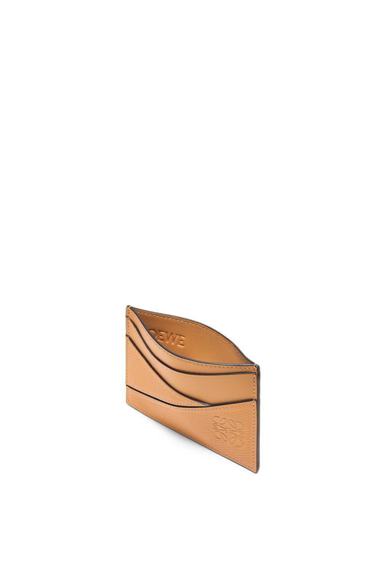 LOEWE Puzzle plain cardholder in diamond calfskin Warm Desert