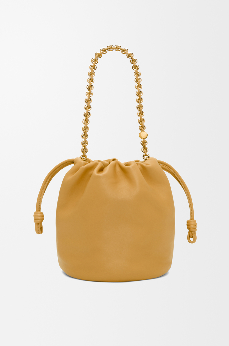 LOEWE Flamenco purse bucket in mellow nappa lambskin Sahara