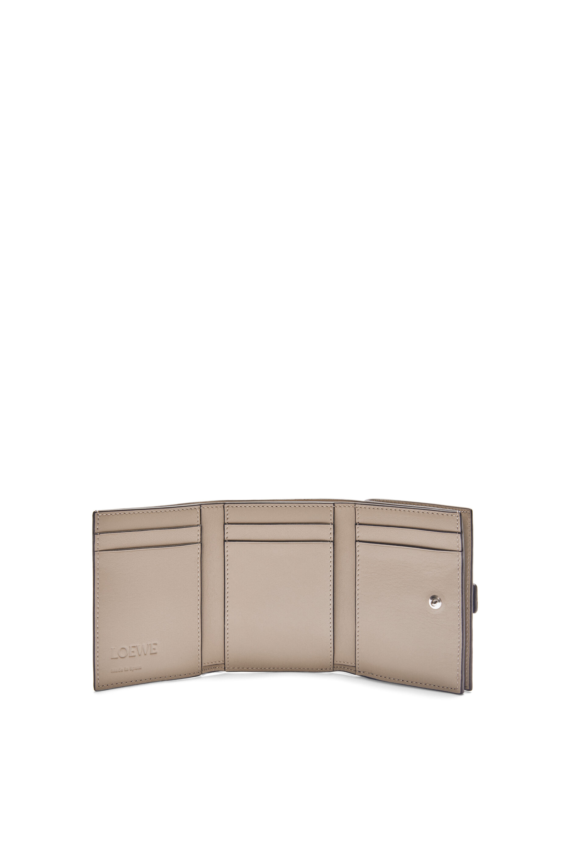 トライフォールド ウォレット（ソフトグレインカーフ） ダークネイビー/シルバー - LOEWE