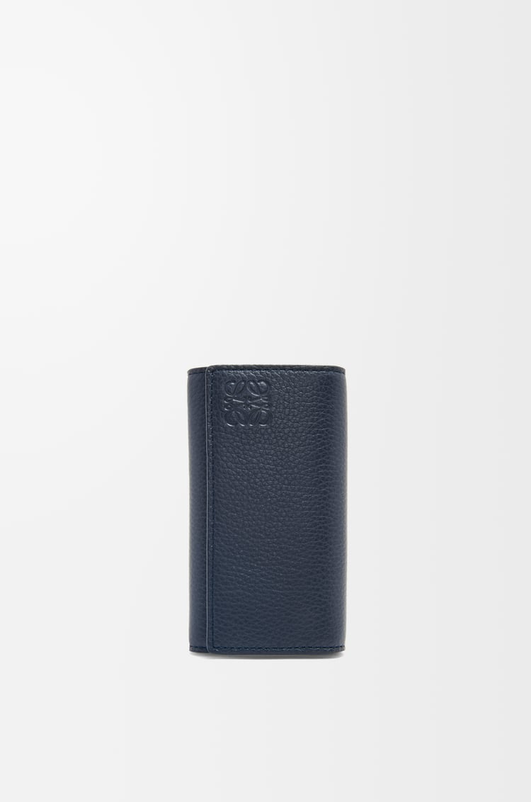 LOEWE Llavero en piel de ternera Azul Marino