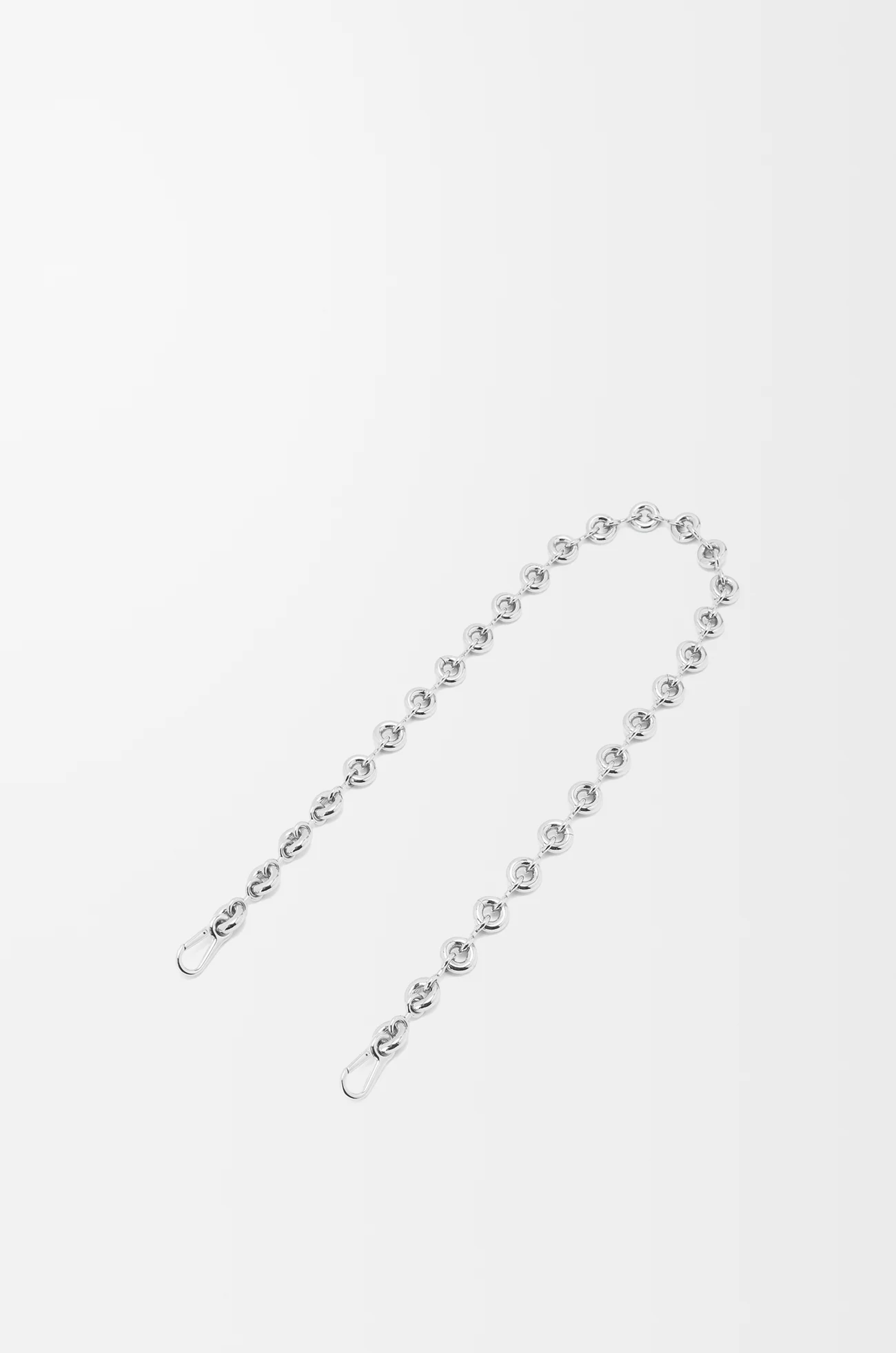 LOEWE Cadena con eslabones circulares Plata