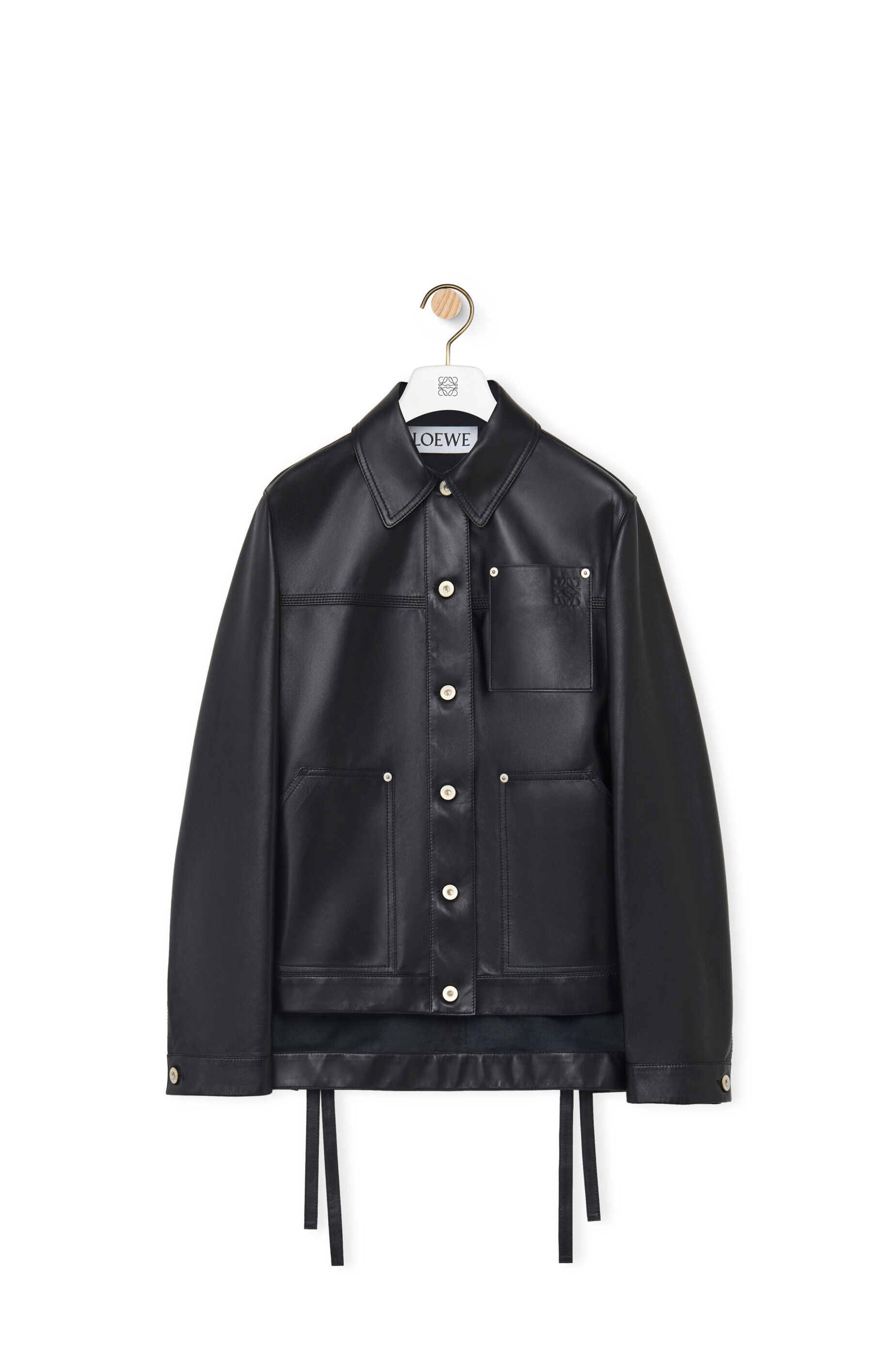 Loewe men's top leather jacket