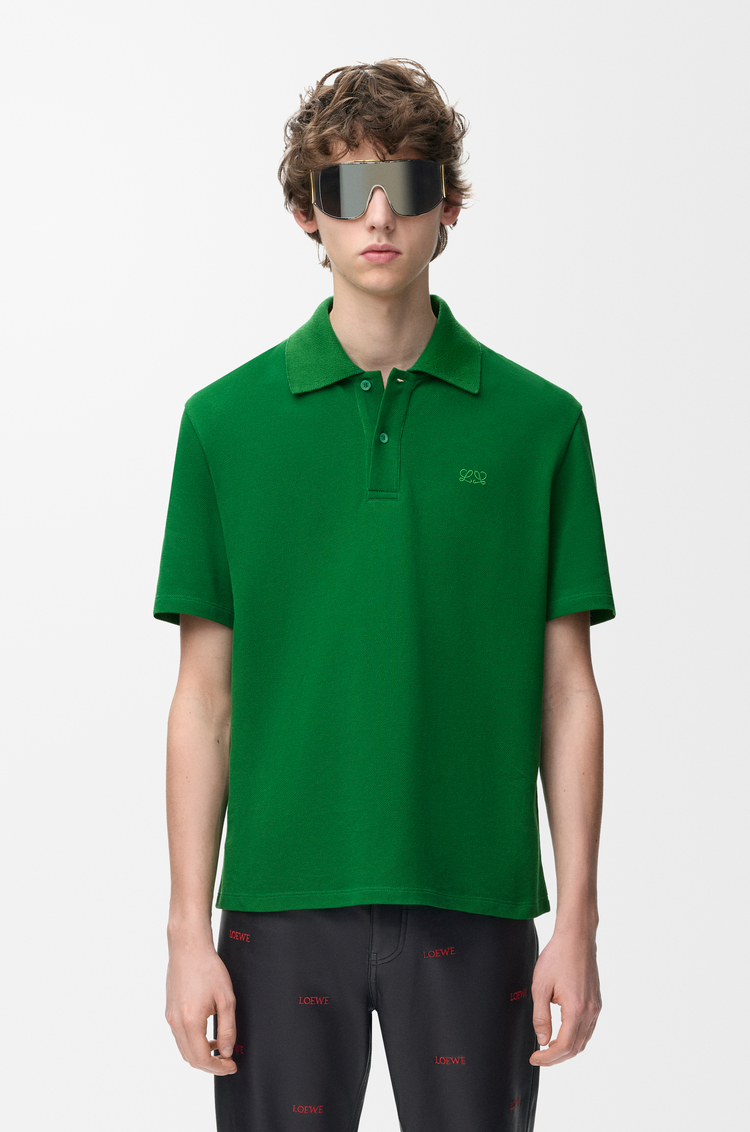 LOEWE Polo en coton Vert