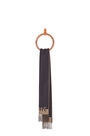 LOEWE Bicolour LOEWE scarf in wool and cashmere Navy Blue/Camel