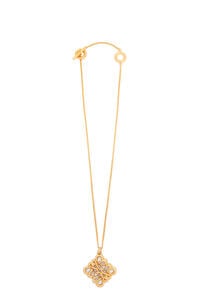 LOEWE Small pendant necklace in sterling silver Gold