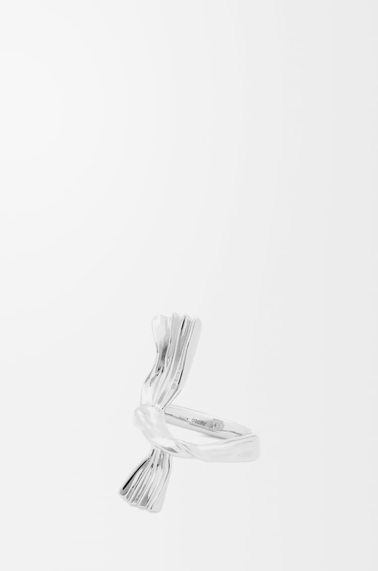 LOEWE 너클 낫 링 - 화이트 골드  White Gold