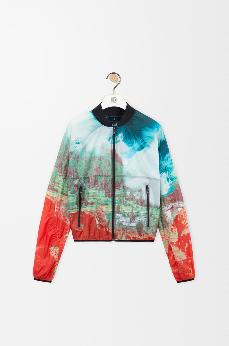 Zip-up jacket in technical shell by LOEWE