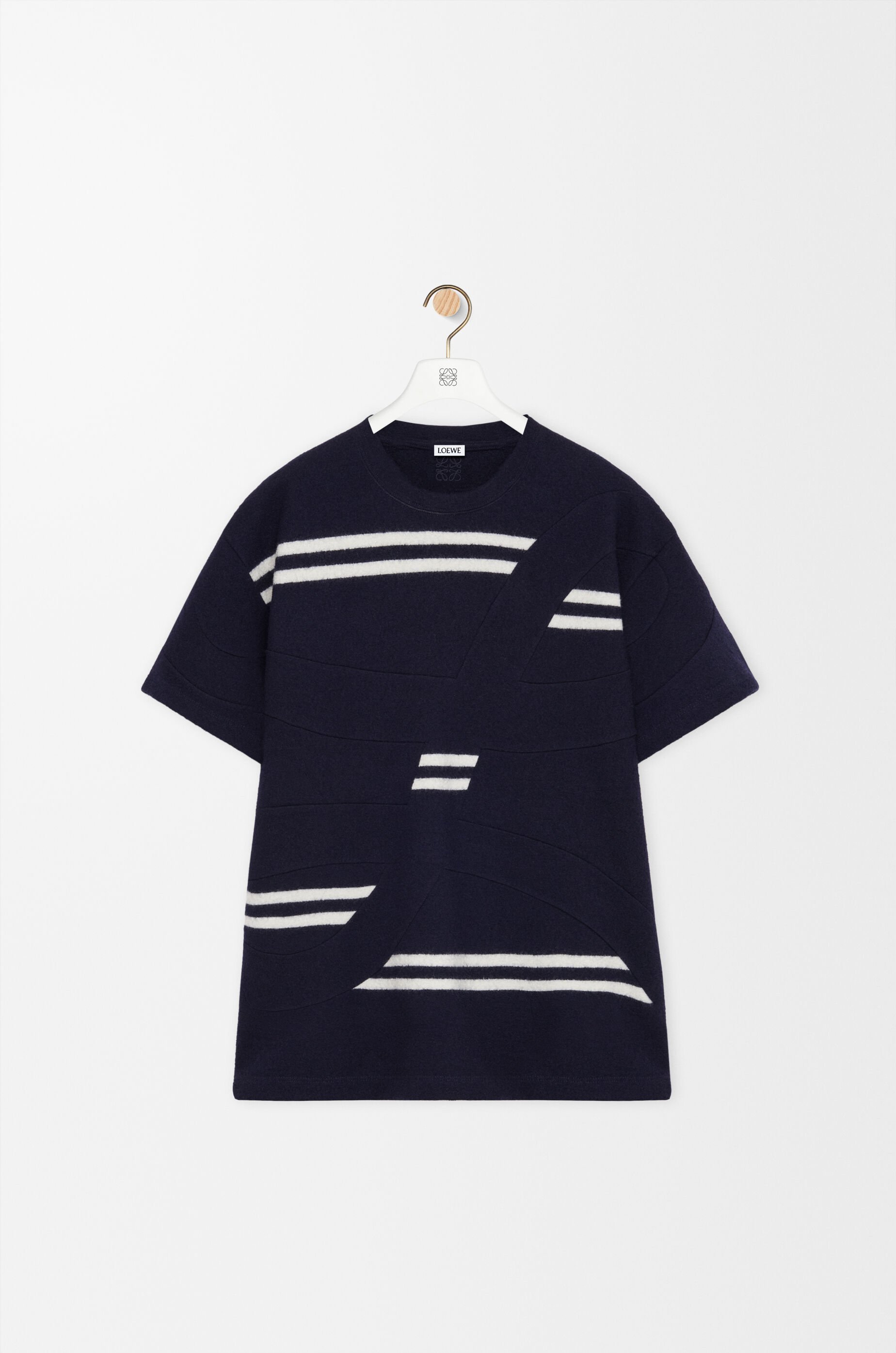 オーバーサイズフィット Tシャツ（ウール） ブルー - LOEWE