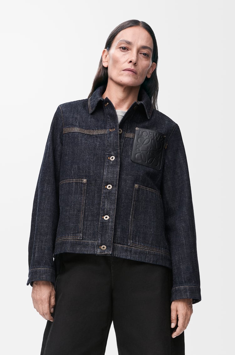 LOEWE Workwear jacket in denim Indigo Blue