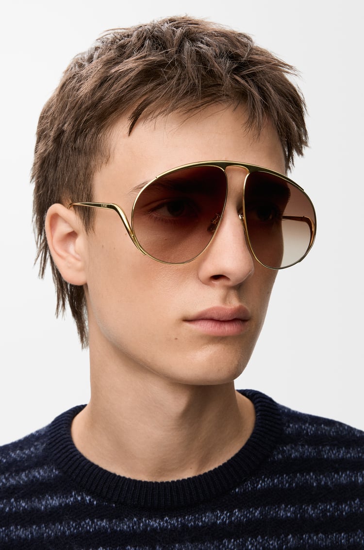 LOEWE Gafas de sol Hillock Marrón Degradado