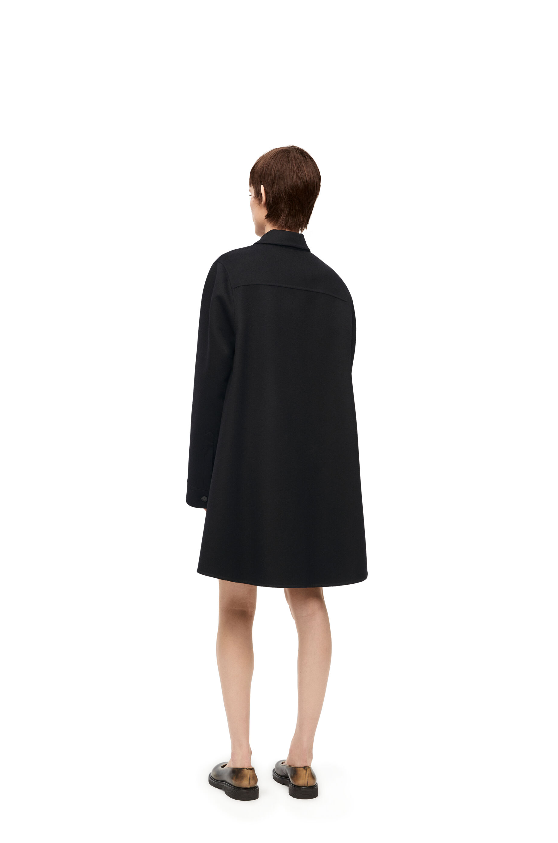 Wool trapeze coat online